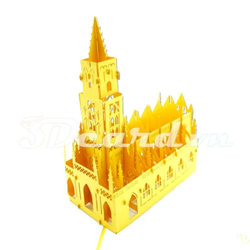 Berner munster 3d card pop up card greeting card handmade card birthday card