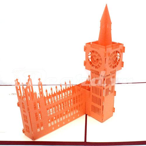 Big Ben 3 3d pop up greeting card