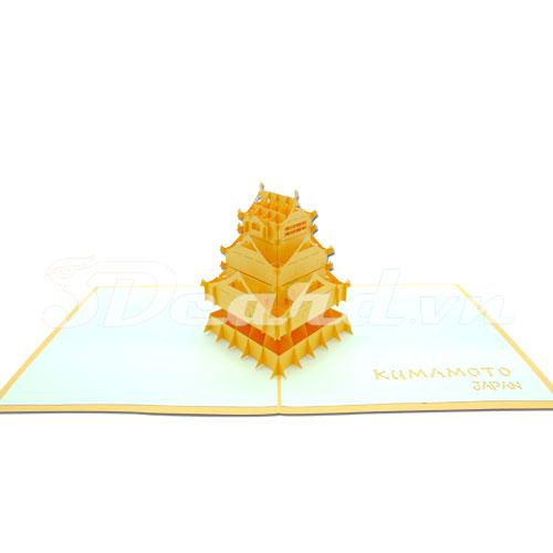 Kumamoto Japan 2 3d Card Pop