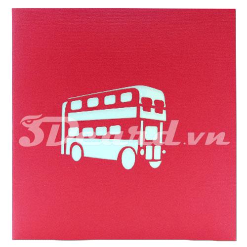 Double Bus In London 3d Card