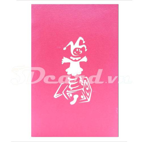 Birthday Puppet 3d Card Pop Up