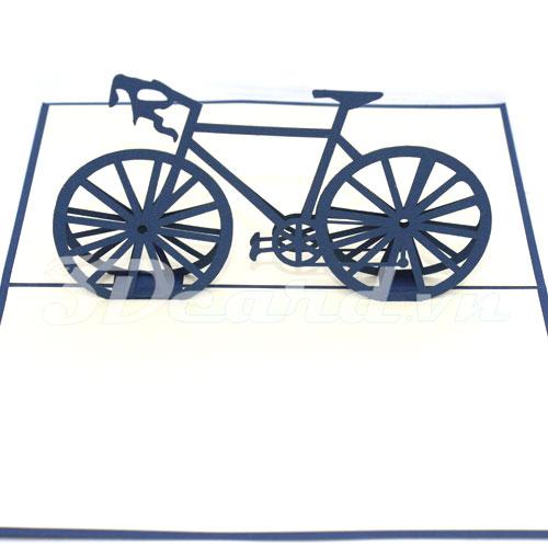 Racing bike 3d card pop up card greeting card birthday card