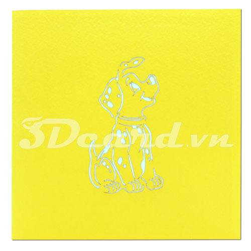 Spotted Dogs 3d Card Pop Up