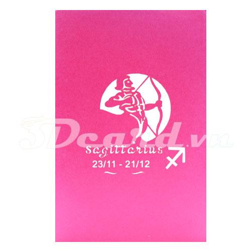 Agittarius 4 3d Card Pop Up