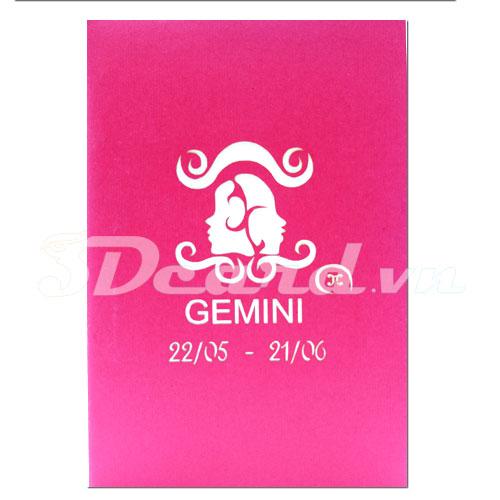Gemini 3d Card Pop Up Card