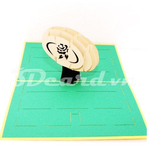 Rugby-3d pop up handmade sport card