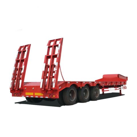 Gooseneck BPW FUWA Axle Bulldozer Transport