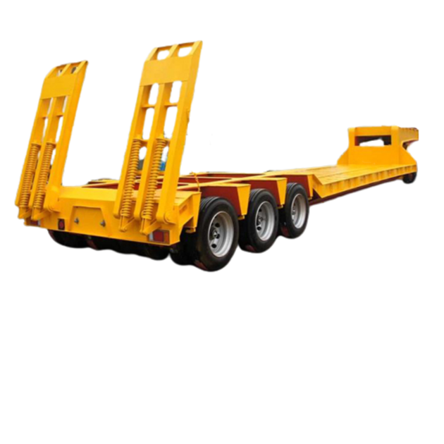 Gooseneck BPW FUWA Axle Bulldozer Transport