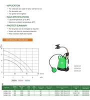RAIN WATER PUMP S250 R3 S350 R3 S550 R3