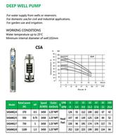DEEP WELL PUMP S4SAM2