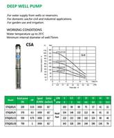 DEEP WELL PUMP S75QJD1