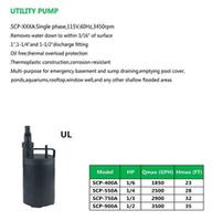UTILITY PUMP  SCP-400A  SCP-550A  SCP-750A SCP-900A