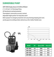 SUBMERSIBLE PUMP SDP-400E SDP-550E SDP-750E SDP-900E