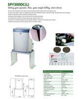 SPY300DC(L) Sliding gate operator
