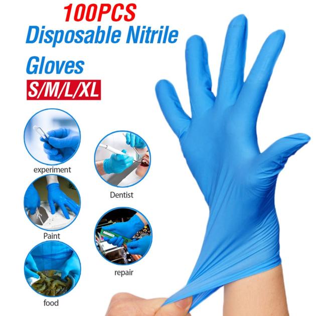 Nitrile Non-powdered Gloves