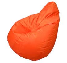 A bean bag sofa