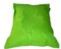 A large square bean bag sofa