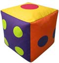 A puzzle bean bag sofa