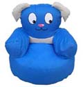 A bean bag sofa