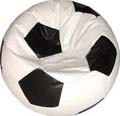 A bean bag sofa