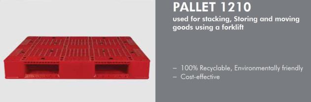 Premium Plastic Pallet 1210