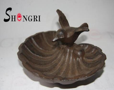 CAST IRON BIRD BATH