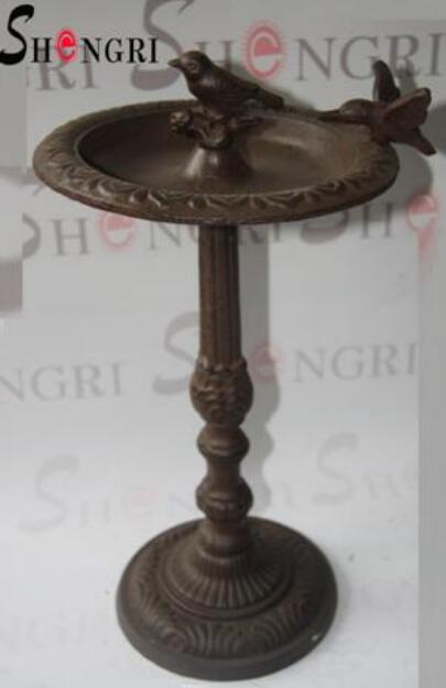 CAST IRON BIRD BATH