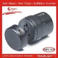 The Most Desired Universal Travel Plug Adapter in the World with Engraved Design(MPC-N3)