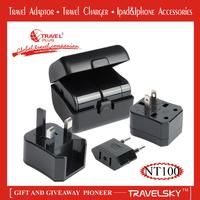 The Most Innovative and Nice Gift Item with Four Removable Plug for Worldwide Use(NT100)