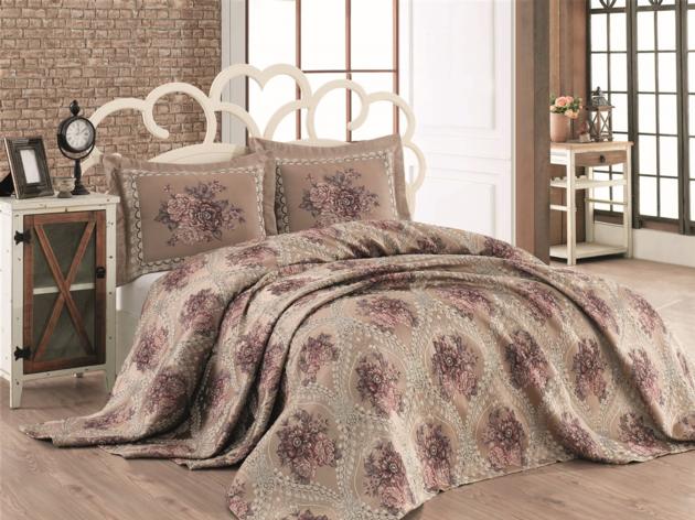 Jacquard King Size Bedspread Set