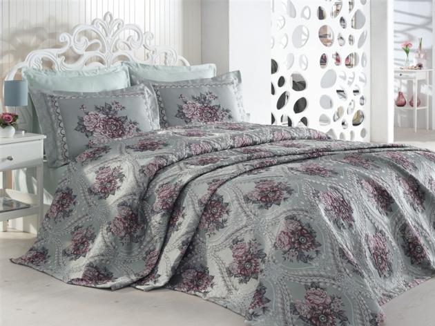 Jacquard King Size Bedspread Set