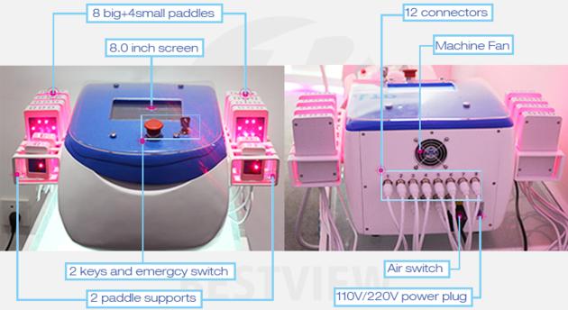 Portable Lipolaser Body Slimming Machine For