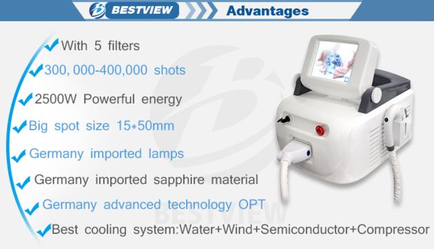 Ipl SHR Laser Hair Removal Machine