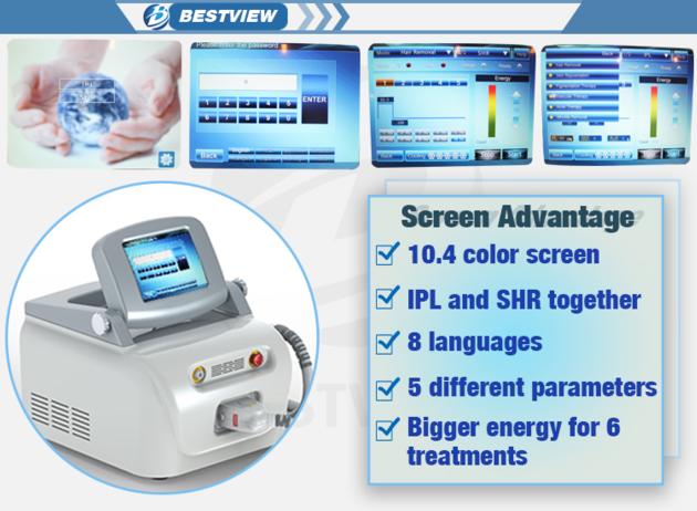 Ipl SHR Laser Hair Removal Machine for sale