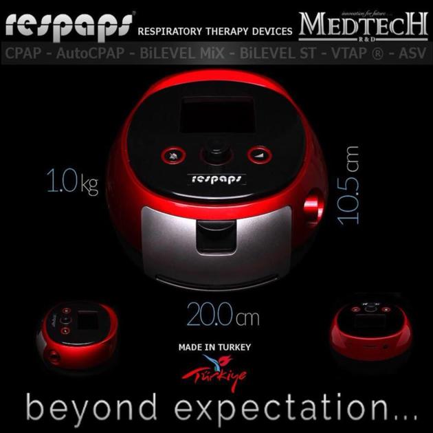 RESPAPS CPAP BiPAP AVAPS ASV NONINVASIVE VENTILATOR