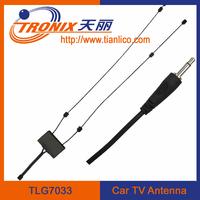 active tv car antenna/ glass mount radio car tv antenna TLG7033(Factory)