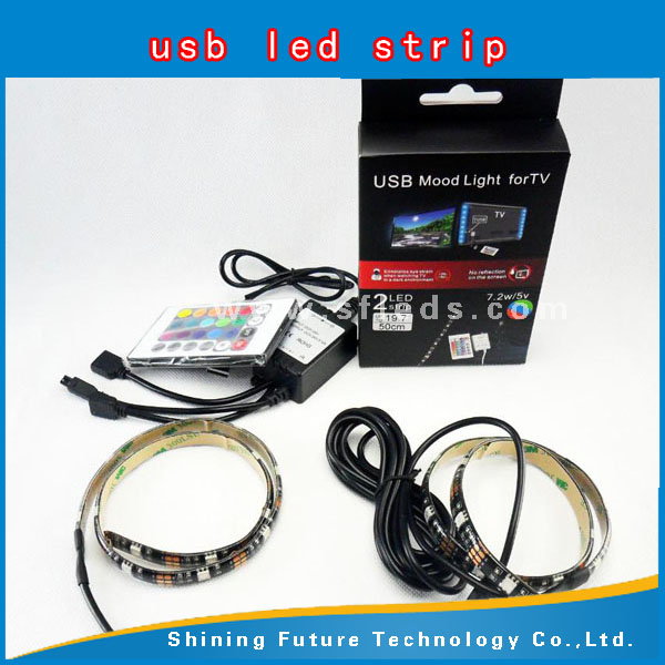 usb connector led strip,dc5v 5050 single color strip,dc5v usb control flex strip