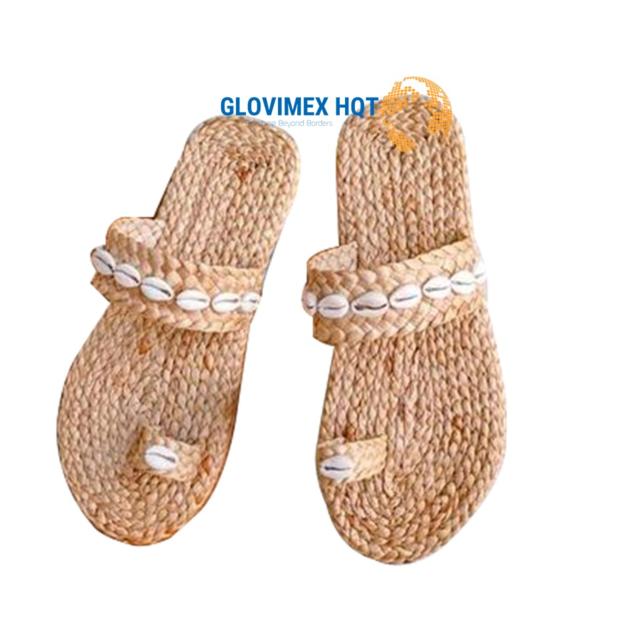 Handmade Water Hyacinth Slippers For Indoor