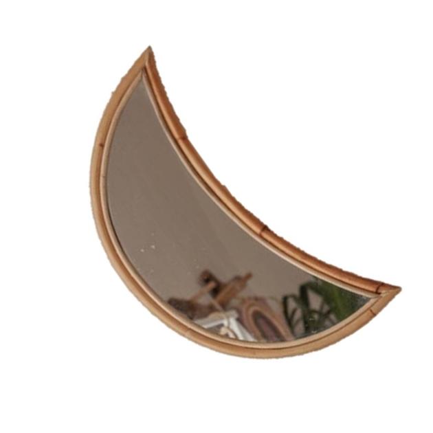 Vivid Half Moon Mirror Home Decoration