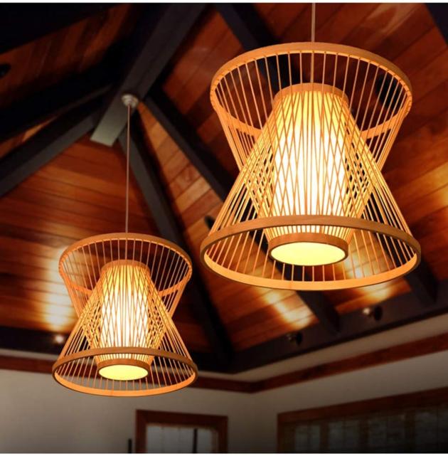 New Style Design Ceiling Light Bamboo
