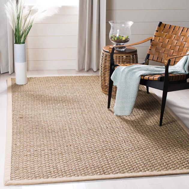Uplifting Seagrass Handmade Seagrass Rug Sisal