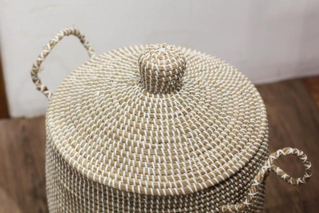 Wholesale Set Of Seagrass Basket Woven