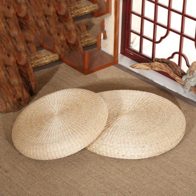 Handicraft Water Hyacinth Seat Floor Cushion