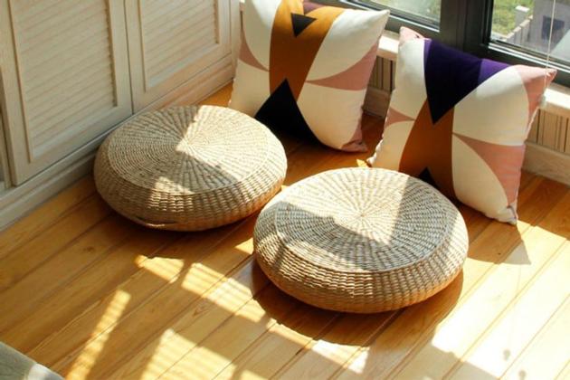 Handicraft Water Hyacinth Seat Floor Cushion