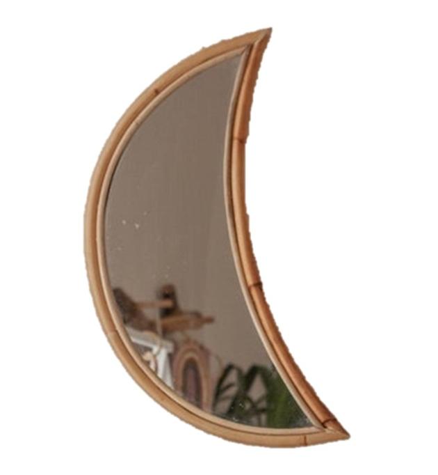 Vivid Half Moon Mirror Home Decoration