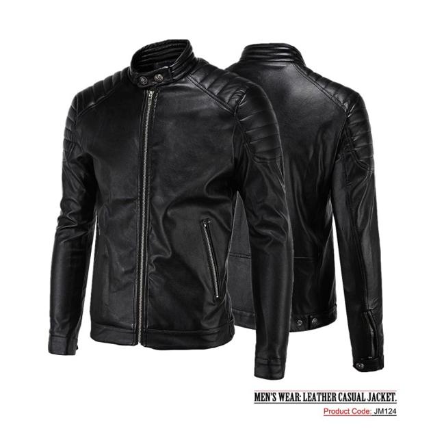 Men S Leather Casual Jackets