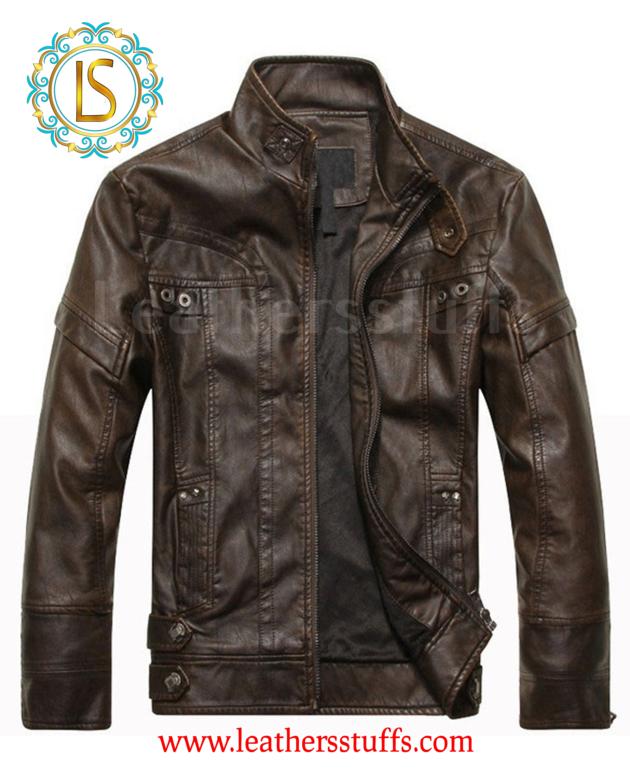 Men S Leather Casual Jackets