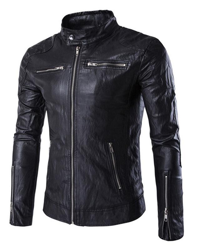 Men S Leather Casual Jackets