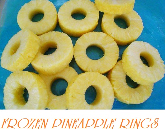 FROZEN PINEAPPLE FRUIT CHUNK DICE SLICE