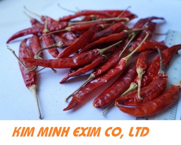 DRIED RED CHILI WITH STEM WITHOUT